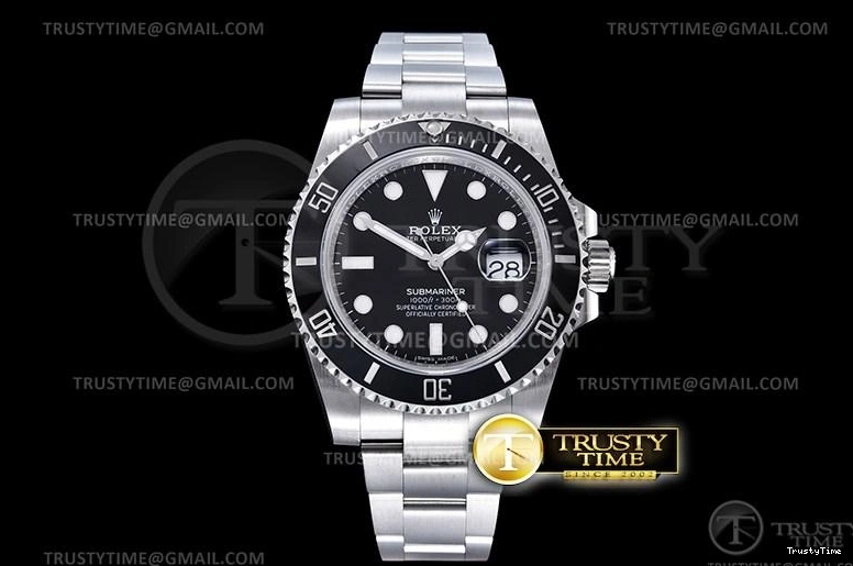 0119 ROLSUB0282 – Submariner 116610LN 904L SS SS Blk V2S ZZF SA Durable 1037